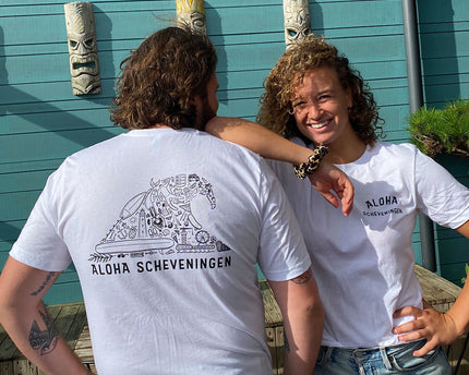 Aloha Label Aloha Golf T-Shirt Wit Unisex