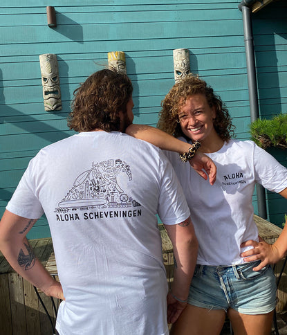 Aloha Label Aloha Golf T-Shirt Wit Unisex