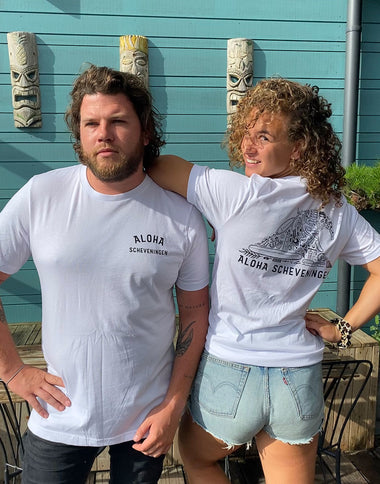 Aloha Label Aloha Golf T-Shirt Wit Unisex