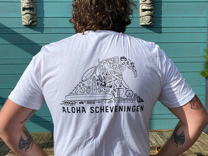 Aloha Label Aloha Golf T-Shirt Wit Unisex