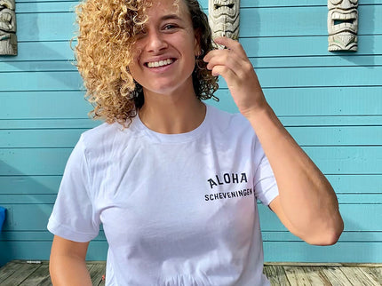 Aloha Label Aloha Golf T-Shirt Wit Unisex