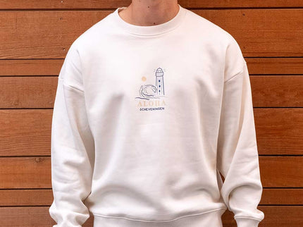 Aloha Label Aloha Lighthouse Crew Neck Sweater Offwhite