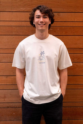 Aloha Label Aloha Palmtree T-Shirt Cream
