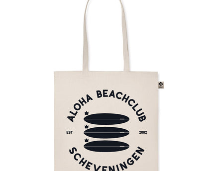Aloha Label Aloha Scheveningen 3 Boards Linnen Tas Offwhite