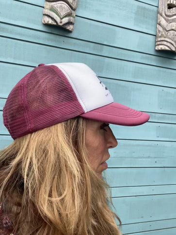 Aloha Label Aloha Trucker Cap Burgundy