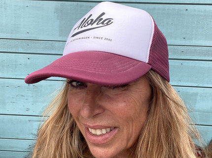 Aloha Label Aloha Trucker Cap Burgundy
