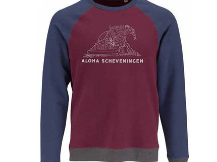 Aloha Label Aloha's Wave Red/Blue Sweater