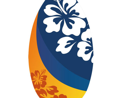 Aloha Label Skimboard Flower Blue/Orange 94cm