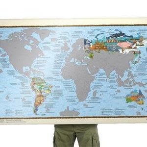 Awesome Maps Awesome Maps Bucketlist Map Scratch Edition