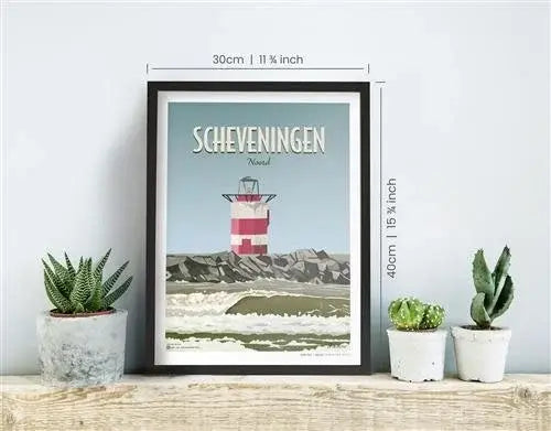Awesome Maps Awesome Maps Dream Spot Poster Scheveningen Noord