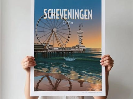 Awesome Maps Awesome Maps Dream Spot Poster Scheveningen Pier