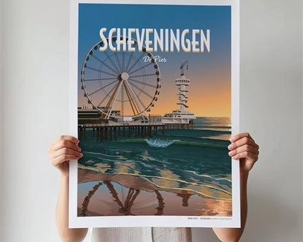 Awesome Maps Awesome Maps Dream Spot Poster Scheveningen Pier