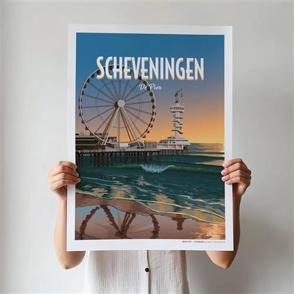 Awesome Maps Awesome Maps Dream Spot Poster Scheveningen Pier