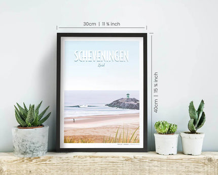 Awesome Maps Awesome Maps Dream Spot Poster Scheveningen Zuid
