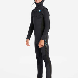 Billabong Billabong 5/4 Absolute Hooded Kinder Wetsuit - Blue Fade
