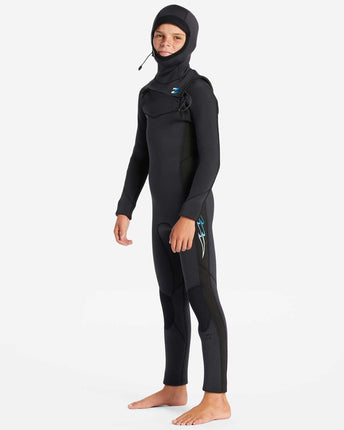 Billabong Billabong 5/4 Absolute Hooded Kinder Wetsuit - Blue Fade