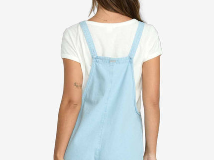 Billabong Billabong Dames Beach Crush Denim Overall Salt Blue