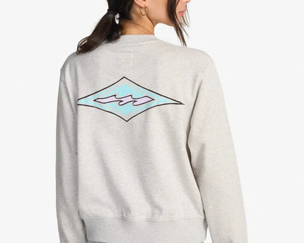 Billabong Billabong Dames Chasing Horizons Sweater Grey Heather