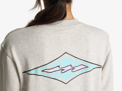 Billabong Billabong Dames Chasing Horizons Sweater Grey Heather