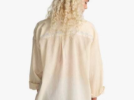 Billabong Billabong Dames Find Me Here LS Shirt White Cap