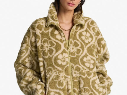 Billabong Billabong Dames First Light Fleece Cactus Green