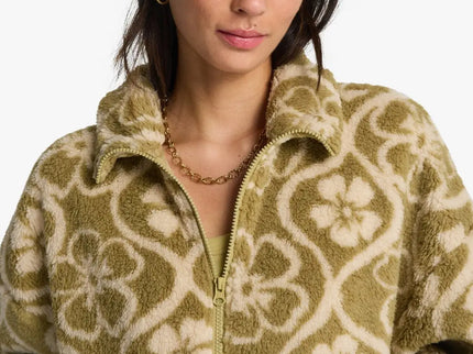 Billabong Billabong Dames First Light Fleece Cactus Green