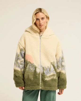 Billabong Billabong Dames Fun Call Sherpa Jacket Black