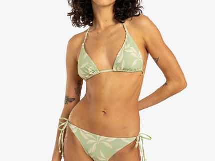 Billabong Billabong Dames Gone Tropic Tie Side Bikini Bottom Pistachio