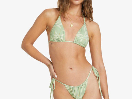 Billabong Billabong Dames Gone Tropic Triangle Bikini Top Pistachio