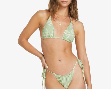 Billabong Billabong Dames Gone Tropic Triangle Bikini Top Pistachio