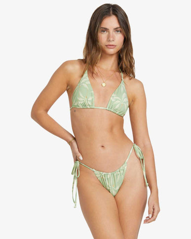 Billabong Billabong Dames Gone Tropic Triangle Bikini Top Pistachio