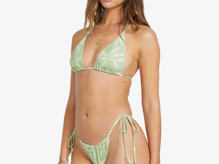 Billabong Billabong Dames Gone Tropic Triangle Bikini Top Pistachio