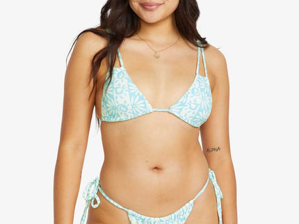 Billabong Billabong Dames Happy Dance Triangle Bikini Top Sea Spray