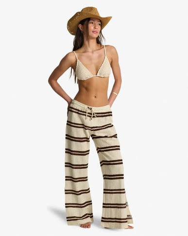 Billabong Billabong Dames Hot Stripe Pants Teak
