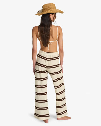 Billabong Billabong Dames Hot Stripe Pants Teak