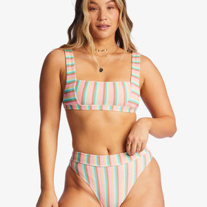 Billabong Billabong Dames Island Glow Tank Bikini Top Multi