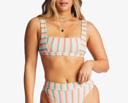 Billabong Billabong Dames Island Glow Tank Bikini Top Multi