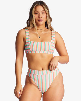 Billabong Billabong Dames Island Glow Tank Bikini Top Multi