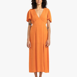Billabong Billabong Dames Jet Set Dress Dried Mango
