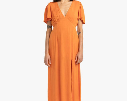 Billabong Billabong Dames Jet Set Dress Dried Mango