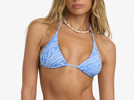 Billabong Billabong Dames More Than Waves Triangle Bikini Top Tidal Blue