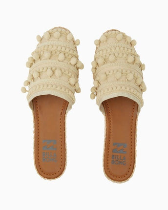 Billabong Billabong Dames Pommy Flat Mule Natural
