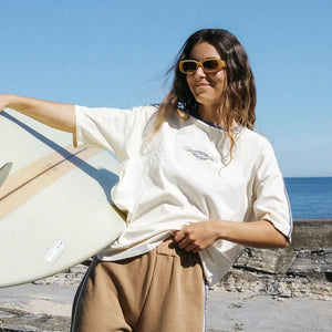 Billabong Billabong Dames Since 73 Barrels Tee White Cap