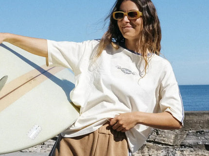Billabong Billabong Dames Since 73 Barrels Tee White Cap