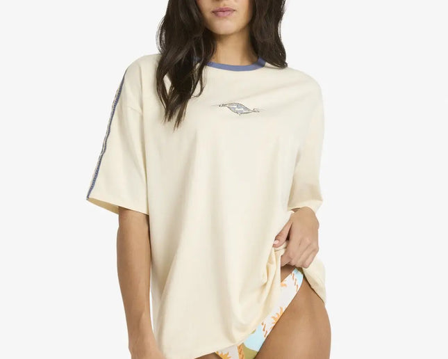 Billabong Billabong Dames Since 73 Barrels Tee White Cap