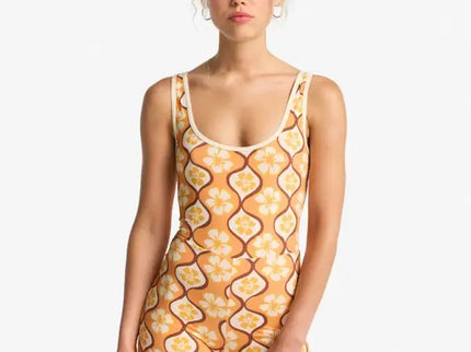 Billabong Billabong Dames Sol Groove Retro Surf Suit Tangerine