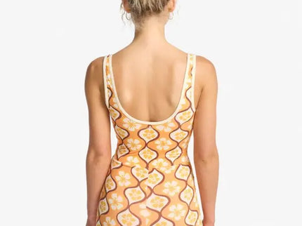Billabong Billabong Dames Sol Groove Retro Surf Suit Tangerine