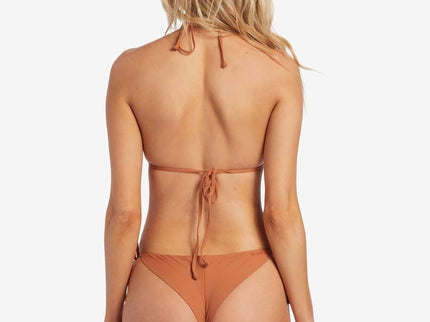 Billabong Billabong Dames Sol Searcher Tie Side Tanga Bikini Bottom Golden Brown