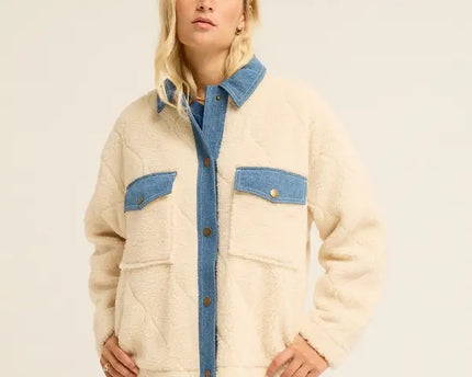 Billabong Billabong Dames Stay Golden Oversized Trucker Jack White Cap