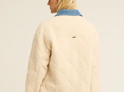 Billabong Billabong Dames Stay Golden Oversized Trucker Jack White Cap